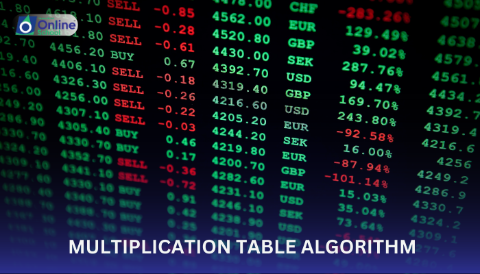 Lesson 19: Multiplication Table Algorithm